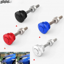 1Pc Universal 22mm Car Push Button Bonnet Hood Pin Lock Clip Kit Quick Release Latch Engine Bonnets Auto Accessories HL-1001