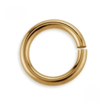 14K Gold Filled Open Jump Rings 14K Gold Split Ring For Making DIY Jewelry Findings