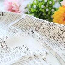 English Newspaper Printing Style Photography Backdrops Diablement Cloth Photo Accessories for Foods Jewelry Cosmetic Footwear