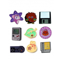 LT334 Retro Game Nostalgia Creativity Collection Enamel Lapel Pin Badge Pins Clothes Backpack