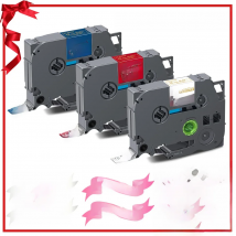 Compatible 12mm TZe Satin Ribbon for Brother P-touch Cube Labeling Machine R231 RN34 RE34 RE31 Christmas Craft Supplies Ribbon