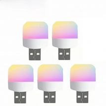 8 Pcs Mini Portable USB LED Lamp 5V 1.2W Super Bright Book Light Reading Lamp For Power Bank PC Laptop Notebook night light