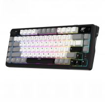 RK ROYAL KLUDGE L75 Five Shortcut Keys Customizable Mechanical Keyboard Gasket Structure Tri-mode RGB Backlight Gamer keyboard