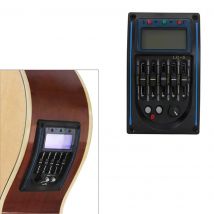 4/5 Band Classical Acoustic Guitar Pickup Musical Instrument Accessories EQ Equalizer Preamp With Volume Mid Treble Bass Control