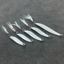1 pieces metal spinner spoon lure peach 5g 7g 10g 13g gold silver rotary hard bait for trout pike fishing feather triple hook