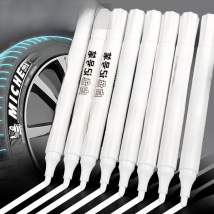 1/3/5 Pcs White Marker Pens 2.0mm Oily Waterproof White Gel Pen DIY Graffiti Sketching Markers Stationery Wrting School Supplies