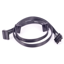 GPU PCI express 6Pin Male 1 to 3 SATA SSD Power Supply Cable for CORSAIR HX W Series HX520W HX620W HX650W HX1000W Modular PSU