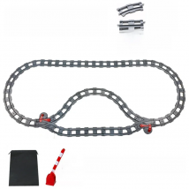 MARUMINE 25PCS/32PCS Railway Train Track Idea Building Blocks Part Construction Tracks Assembl Model Kit Kids Christmas Gift