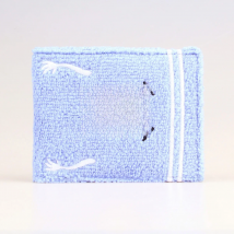 Towel cloth embroidered anime fashion wallet, designer personalized ID card holder