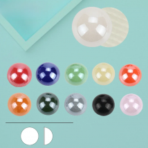 YHB 2mm-7mm High Quality Hotfix Half Round Crystal Imitation Flatback Pearl Beads Pearls for Crafts DIY Decoration Nail Art