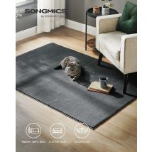 SONGMICS Teppich, 120 x 170 cm, Wohnzimmerteppich, Rutschfester Teppich, Dekoration, für Wohnzimmer, Schlafzimmer, Kinderzimmer