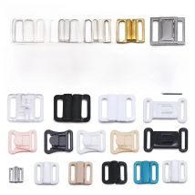 New 10pcs/lot Rectangle Tape Closure Hook & Clasp bra buckle Waist Extenders Sewing On Clothes Bra Clip Hook Accessories DIY