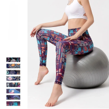 Cloud Hide Women Prints Sports Leggings Fitness Gym Yoga Pants High Waist Sexy Long Tights Running Trouser Workout Plus Size