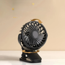 Rechargeable Fan 720° Rotating Hanging Clip Fan with Nightlight for Easy Portability Office Bedroom Dormitory Outdoor Small Fan