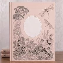The Flower Year Colouring Book Adult Kids Painting Graffiti Art Libro Hard Cover 104 Pages 23.5*18.cm