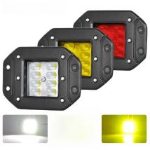 5inch LED Pods Flush Mount LED Work Light Car Truck SUV Taillight 4x4 Off-road LED Fog Driving Lights
