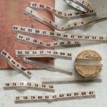 JIANWU 10mm*200cm Tape Measure Collection Series Vintage Rules Landscape Material Collage Washi Tape Creative Journal Stationery