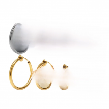 10Pcs Stainless Steel Without Ear Holes Clip Round Earring Clips for Women Gold Color Earring Jewelry Making In Bulk