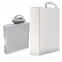 40KHz Immersible Ultrasonic Transducer Plate Ultrasound Vibration Cleaning Board for Glasses Lens PCB Oil Rust Washing Machine