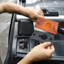 For Hummer H2 2003-2009 Car Styling Foam Cotton Black Roof Side Lights Running Lamp Anti-Leak Seal Gaskets Car Accessories