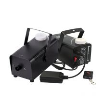 Mini 400W Smoke Machine Wire/Remote Control DJ Disco Stage Fogger Projector Disinfectant Fog for Office Room Home Dance Party