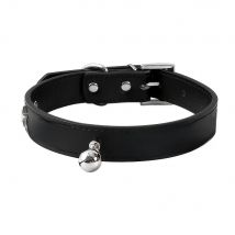 Star Rivets Pet Dog Collar With Bell Leather Puppy Collars For Small Medium Dogs Cat Collar Chihuahua Neck Strap Dropshipping