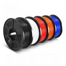 SUNLU PETG 3D Filament 1KG 1.75MM 5Rolls Arranged Neatly Clogging Free No Bubble Odorless Eco-Friendly Good Toughness