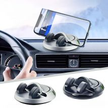 SEAMETAL Head-Up Phone Mount for Car Dashboard Rotation Phone Holder Anti Slip 360-Degree Rotation Universal Navigation Holder