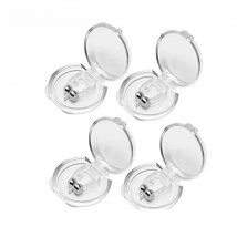 1PCS/2/5PCS Silicone Magnetic Anti Snore Stop Snoring Nose Clip Sleep Tray Sleeping Aid Apnea Guard Night Device with Case