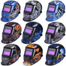 QDHWOEL Auto Darkening Adjustable Range MIG MMA Electric Welding Mask Helmet Welding Lens for Welding Machine