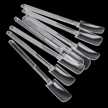 32pcs/lot Nail Art Clear Tips Display Stand Nail Polish Practice Training Tools Transparent 32 Tips Pop Sticks