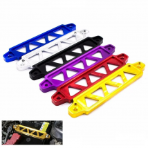 Aluminum Alloy Car Battery Fasten Bracket Holder Battery Tie Down Brace Fits for Honda Civic EG