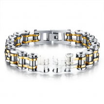 Biker 316L Stainless Steel Mens Bracelet Fashion Sports Jewelry Bike Bicycle Chain Link Casual Jewellery GS781