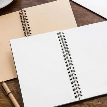 Stone go Softcover Spiral Notebook natürliche umwelt freundliche Skizzenbuch block Notizblock ungefütterte Kraft papier hülle