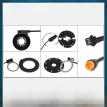 ChamRider-KT PAS Pedal Assist Sensor Waterproof Connector Dual Hall Sensors12 Signals, V12L, D12L BZ-4 BZ-10C Julet 6 Magne