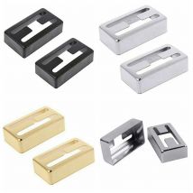 2Pcs Guitar Pickup Cover Brass Humbucker Pickup Covers Fits most EPI LP Guitar 2 Style
