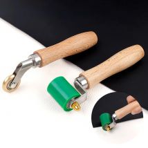 Brass Seam Roller for Welding Manual Pressure Edging Roller Wallpaper Flat Roller for Roofing/PVC Vinyl Flooring Installation