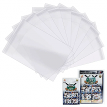 100pcs PS2 CD Game Case Resealable Sleeve OPP Plastic Bags Instruction Booklet Sleeves for Sony PS2 PS3 PS4 PS5 Manual
