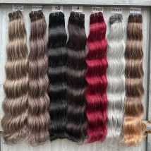 Magicae 30Inch 200g/Pc Chocolate Ombre Brown Orange Blond P27/613 Bio Body Wave Grey High Temperature Synthetic Hair Extension
