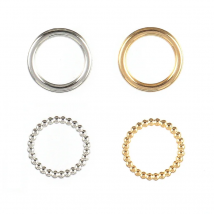 5pcs/lots Stainless Steel Round Charms For Jewelry DIY Making Love Heart Charm Pendants Accessories Geometric Earrings