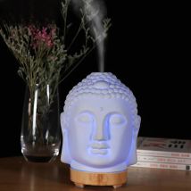 100ml Essential Oil Diffuser Buddha head Humidifier With Night Lamp Aromatherapy Mist Foger Maker Essential Oil Diffuse For Home