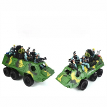 1:18 Scale Soldier Military Armored Troop Carrier Model Special Forces For 3.75'' Action Figure Vehicle Scene Display Boy Toys