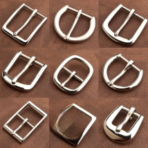 1pcs Stainless Steel Belt Buckle End Bar Heel bar Buckle Single Pin Heavy-duty For Leather Craft Strap Jeans Webbing Dog Collar