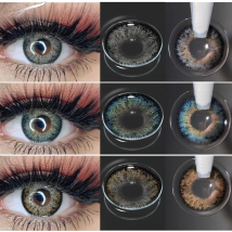 EYESHARE 2pcs Color Lens Eyes KING Series Color Contact Lens For Eyes Yearly Beauty Contact Lenses Eye Cosmetic Color Lens Eyes