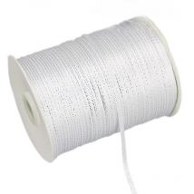 (40 Meters/lot) 3mm Silver Edge Satin Ribbon Lace Fabric  DIY Jewelry Decorative Accessories Handmade DIY Ribbon