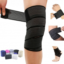 1Pcs 40-200cm Compression Bandage Protector Knee Support Brace Sports Elastic Elbow Straps Leg Bands Elast Bandag Workout Wrap