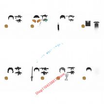 TP1008 TP058 TP065 Anime Movies John Wick Bricks Dolls Winston Building Blocks Assemble Toys Model Doll Kids Gifts