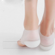 Silicone Invisible Height Increase Insole 1.5CM 2.5CM 3.5CM Lift New Upgrade Soft Socks Shoes Pad for Men Women Taller Cushion