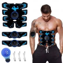 USB Rechargeable EMS Muscle Stimulator Abs Arms 3 in 1 Training Pad Wireless Smart Fitness Abdominal Trainer Body Slimming
