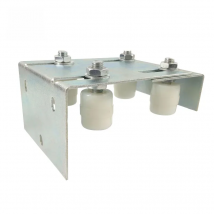 Sliding gate guide roller with bracket;4pcs nylon rollers diameter 40mm,length 40mm;door guide roller with  M14X68 screw.